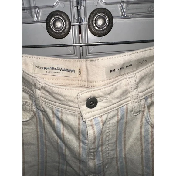 Pilcro & The Letterpress Fleur High-Rise size 25 Slim Boyfriend Jeans - Picture 7 of 12